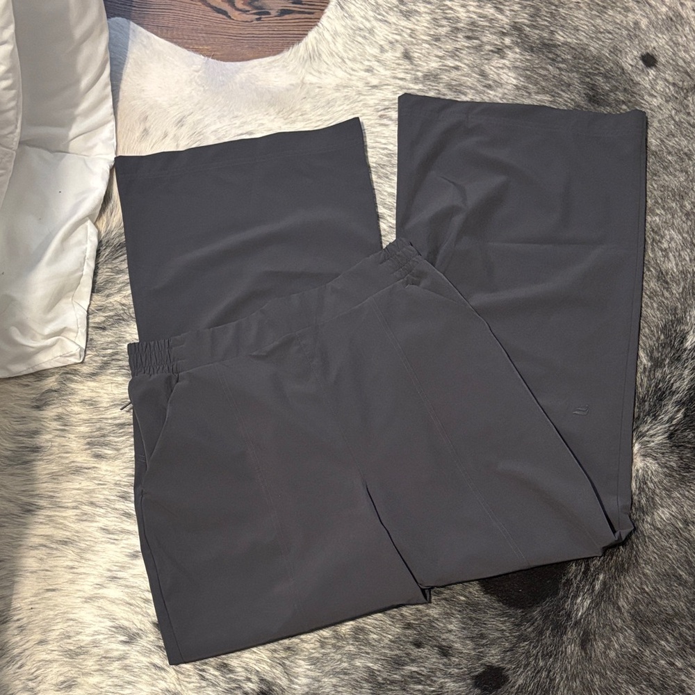 Fabletics Gray Wide Leg Pants